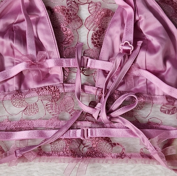 New!For Love and Lemons Grace Halter Bralette - Picture 8 of 10